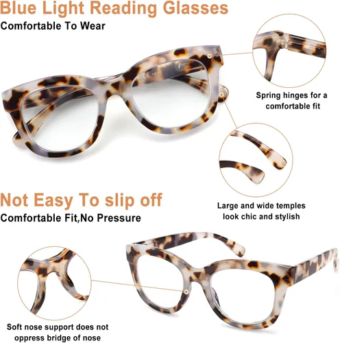 Miniatura 5 de Lentes de lectura progresivas multifocales para mujeres y hombres, bloqueo de luz azul, para computadora, lectores multifocales no lineales con A1