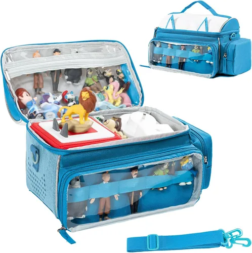 Bolsa de transporte SFYBYHEART compatible con el juego de iniciación Toniebox, figuras Tonis, personajes Tonis, lindo estuche Tony, almacenamiento y