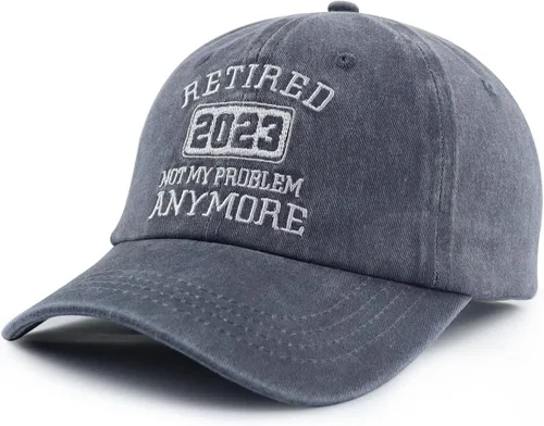 Miniatura 2 de Gorra de béisbol de algodón bordada con texto en inglés "Not My Problems Anymore" para mujeres y hombres, divertida gorra de béisbol de algodón
