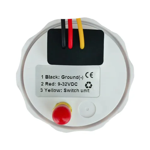 Miniatura 3 de Kit de medidor de velocímetro digital GPS universal de 2 pulgadas con nudo MPH ajustable ODO Km/h 12 24 voltios (2.047 in negro + negro)