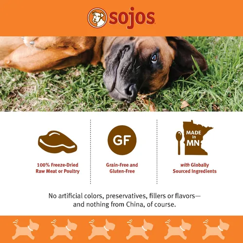 Miniatura 3 de Sojos Simply Lamb - Golosinas liofilizadas para perros, 4 onzas