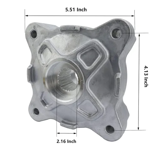 Miniatura 2 de Buje de rueda, 1.73 pulgadas ID Wheel Stud y kit de reparación de rodamientos delantero izquierdo derecho para Polaris UTV RZR 570, RZR 800, RZR S