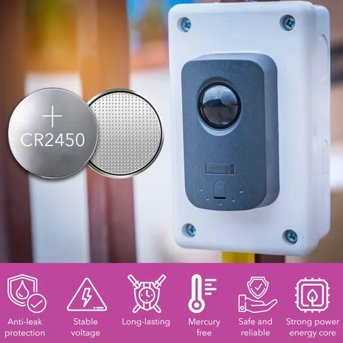 Miniatura 4 de LOOPACELL CR2450 - Batería de litio de 3 V (paquete de 20) - Baterías de celda de moneda de alta capacidad