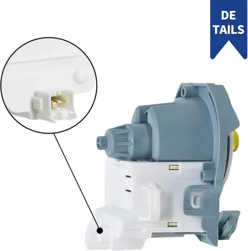 Miniatura 3 de [¿Qué pasa?] W10724439 (W10876537) Pieza de repuesto del motor de la bomba de drenaje para lavavajillas Whirlpool Kenmore que reemplaza a W10876537