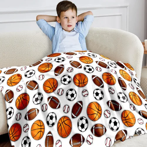 Miniatura 9 de Wajade Regalos de Fútbol Juguetes para Niños y Niñas - Manta de Fútbol que Brilla en la Oscuridad, Decoración de Cumpleaños y Navidad para Niños