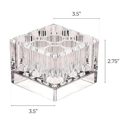 Miniatura 3 de Zadro Organizador de cosméticos de cubo de 9 compartimentos