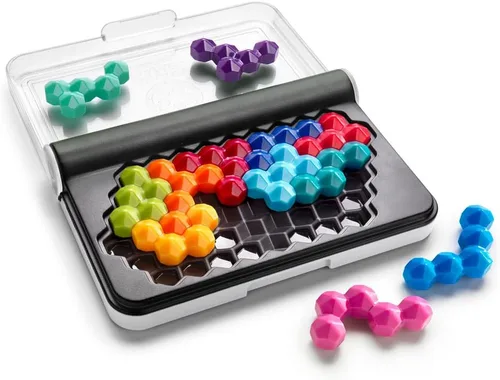 Miniatura 4 de SmartGames IQ Six Pro Juego de Viaje para Niños y Adultos, un Juego Cerebral de Desarrollo de Habilidades - Rompecabezas Mental para Edades de 8