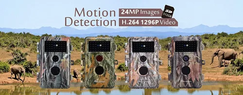 Miniatura 8 de BLAZEVIDEO Cámara de rastreo de video de 64 MP 1296P, visión nocturna sin brillo de 940 nm, detección PIR enfocada en 70° (menos alertas falsas)