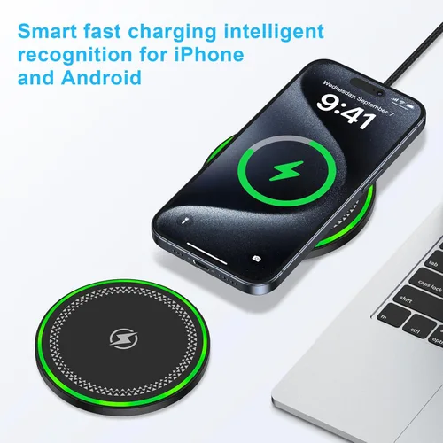 Miniatura 3 de Cargador inalámbrico Samsung S25 Cargador de teléfono inalámbrico para Android Samsung Galaxy S25 Ultra Edge S24 S23 S22, cargador Inalámbrico