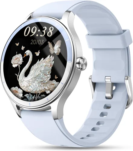 Miniatura 11 de Reloj inteligente para mujeres, mujeres y hombres, reloj de fitness de 1.27 pulgadas [caja de 1.614 in] con recepción de llamadas/marcación, monitor
