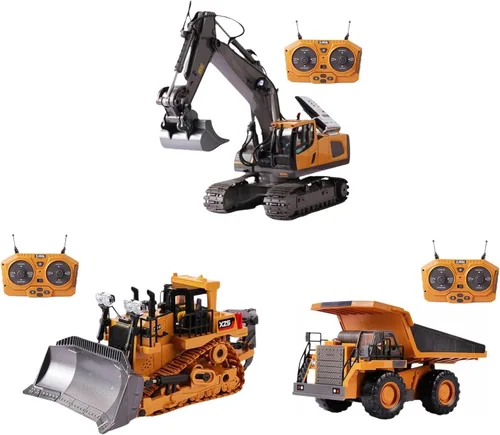 Miniatura 14 de Mudsterz - Camiones Mudsterz, Excavadora Mudsterz, Vehículo de construcción RC de 2.4GHz con luces geniales y sonidos reales, diseño de ingeniería
