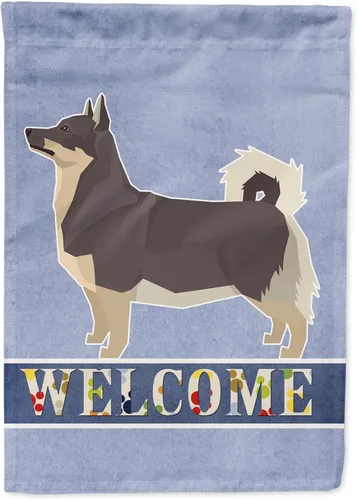 Miniatura 107 de Caroline's Treasures CK3704GF Bandera de jardín de bienvenida de Akita Shepherd Black and Tan - Bandera decorativa para patio exterior, patio