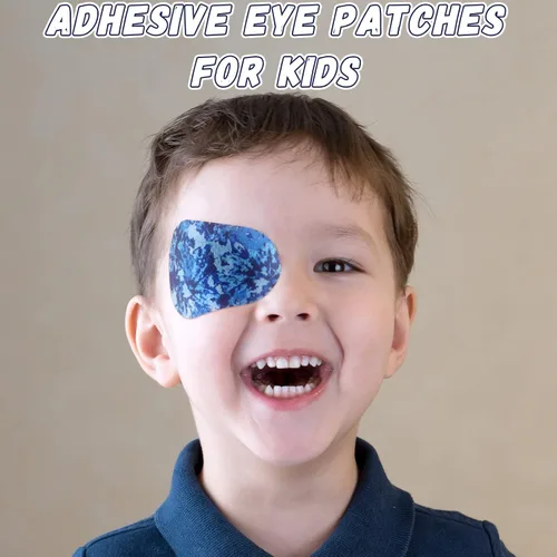 Miniatura 5 de Toulite 90 parches adhesivos para los ojos para niños y niños, parche transpirable para ojos de niño, lindos vendajes adhesivos para ambliopía
