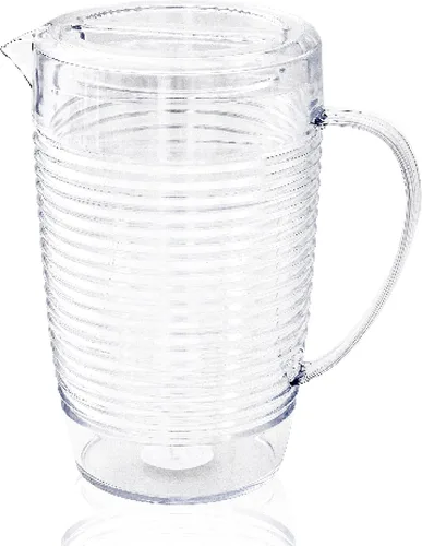 Miniatura 9 de Arrow Home Products Jarra de plástico de 1 galón con tapa, jarra de plástico transparente para refrigerador, relleno de bebidas frías, sin BPA