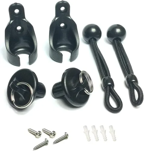 Miniatura 2 de Kit elástico, negro, resistente a la intemperie, para persianas enrollables exteriores Coolaroo