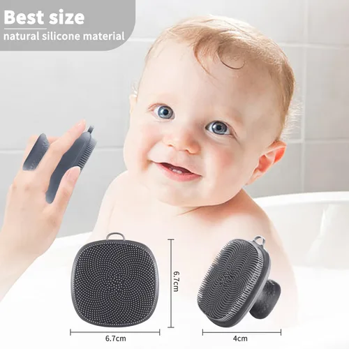 Miniatura 4 de Exfoliante Facial Exfoliante Facial para Hombres Cepillo de Limpieza Facial de Silicona Cepillo de Lavado Facial Manual Impermeable Limpieza Cuidado