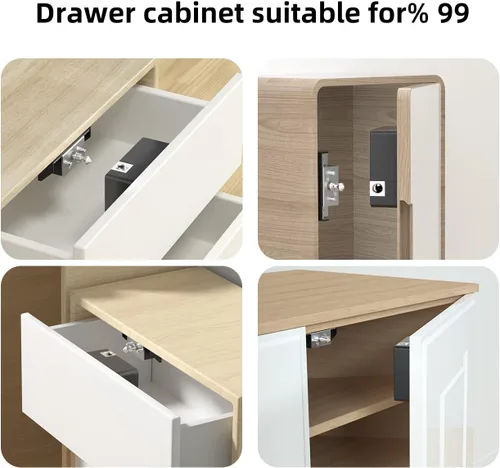 Miniatura 2 de RFID cerradura electrónica del gabinete ocultado DIY para armario de madera armario cajón armario cerradura pestillo