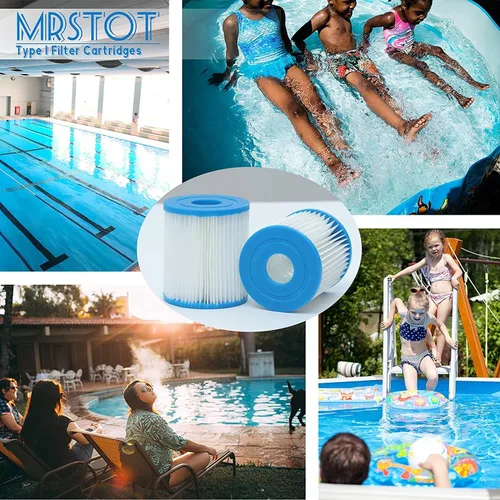 Miniatura 6 de Cartucho de filtro tipo I para piscinas, cartucho de filtros de repuesto para 58093, para ondas de verano, para bombas de filtro de 300/330 gales/H