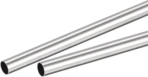 Miniatura 19 de uxcell Tubo redondo de acero inoxidable 304 0.079 in OD 0.012 in espesor de pared 11.811 in longitud 2 piezas
