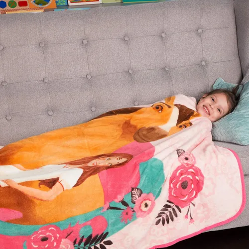 Miniatura 2 de Franco - Ropa de cama infantil de microfibra súper suave, 46 pulgadas x 60 pulgadas, Spirit Riding Free