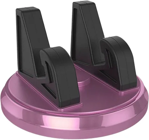 Miniatura 5 de Soporte de teléfono para automóvil, soporte compacto para teléfono de automóvil, soporte giratorio de 360°, almohadilla antideslizante para tablero
