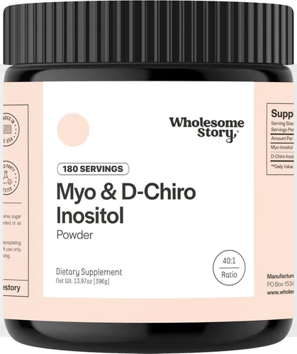 Miniatura 11 de Wholesome Story Suplemento de mio-inositol y D-quiro inositol para mujeres Suplementos de fertilidad para el equilibrio hormonal y apoyo a