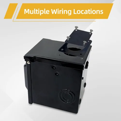 Miniatura 4 de RV/EV Caja de toma de corriente de 30 amperios, 125/250 voltios, panel de alimentación cerrado y resistente al agua, receptáculo 14-50R