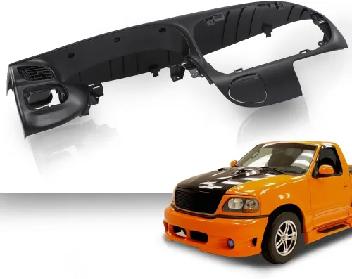 Miniatura 2 de CHEDA Bisel de tablero negro compatible con Ford F150 1997-2003/compatible con Ford Expedition 1997-2003