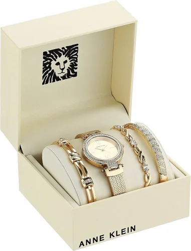 Miniatura 2 de Anne Klein Women's Premium Crystal Accented Watch and Bracelet Set, AK3584