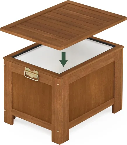 Miniatura 5 de Furinno FG19917 Tioman - Enfriador de madera para exteriores, natural