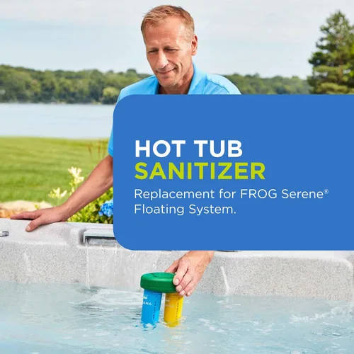 Miniatura 5 de FROG Serene - Cartucho de repuesto mineral para jacuzzis para uso con sistemas flotantes o en línea FROG Serene, para spas de hasta 600 galones