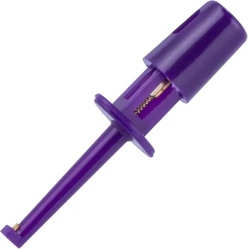 Miniatura 10 de Alwonder Alicates Hackle para atar moscas, 10 unidades, 8 colores, alicates de gancho de mosca, ganchos de punta larga de plástico, herramienta
