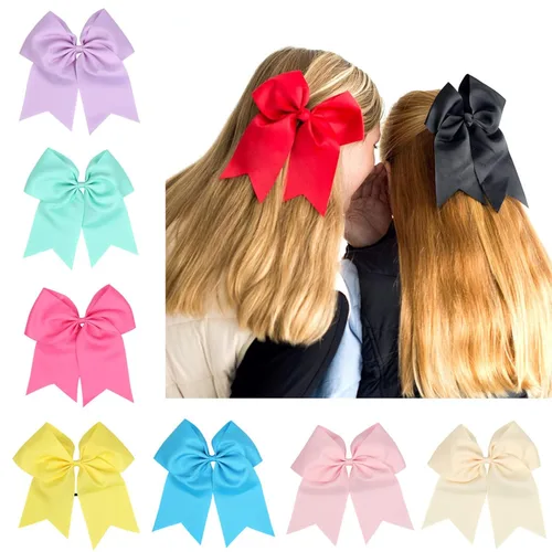 Miniatura 2 de Clip de lazo grande para el cabello para mujeres, adolescentes y niñas, accesorios para el cabello con lazo para el cabello grande, horquilla (rosa)