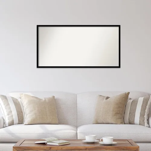 Miniatura 5 de Amanti Art Espejo personalizado, espejo negro de galería, espejo de pared o espejo de tocador de baño sobre el fregadero (21 x 21 pulgadas), espejo