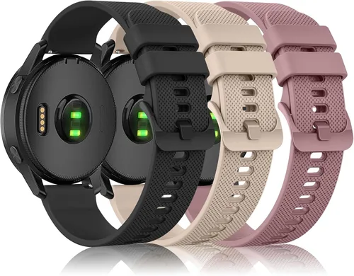 Miniatura 9 de Paquete de 3 correas compatibles con Samsung Galaxy Watch 7 de 1.575 pulgadas, 1.732 pulgadas, 0.787 pulgadas, correas de repuesto deportivas