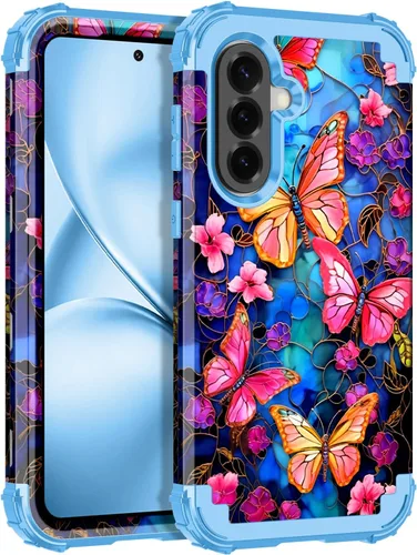 Miniatura 24 de Rancase Compatible con Galaxy A16 5G Funda, Protección Resistente a los Golpes de Tres Capas de Servicio Pesado Parachoques de Plástico Duro + Funda
