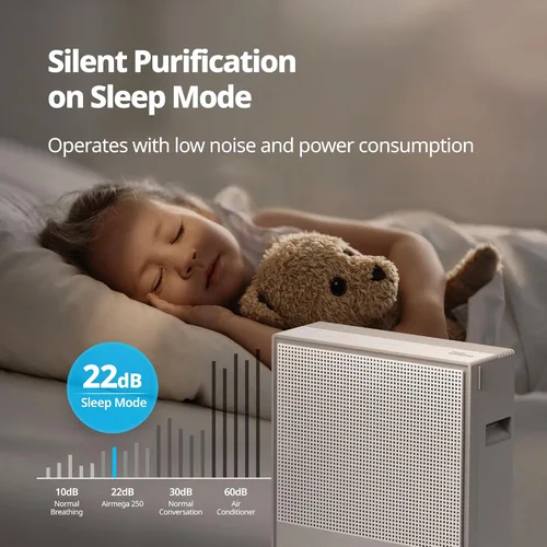 Miniatura 7 de COWAY Airmega 250S Wifi - Purificadores de aire para habitaciones grandes de hasta 1860 pies cuadrados, prefiltro lavable y filtro HEPA para humo