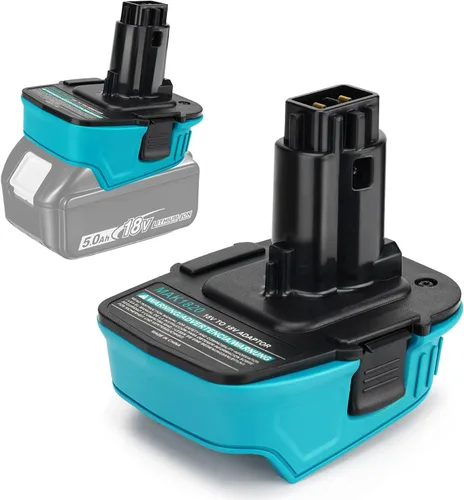 Ecarke Adaptador de batería compatible con batería Makita de 18 V a Dewalt 18 V níquel electricidad, conversión de batería de litio para CA1820 18V