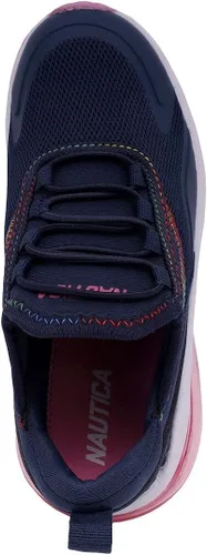 Miniatura 4 de Nautica Zapatos deportivos casuales de moda con burbujas de aire para niños, zapatos para caminar, ligeros, para niños y niñas, con cordones
