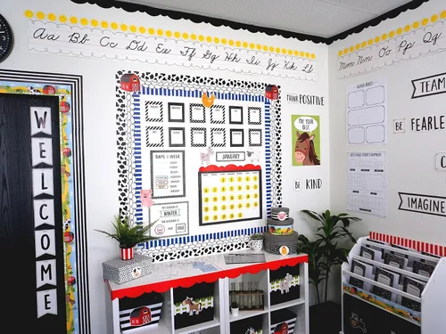 Miniatura 2 de CTP - Borde EZ con estampado de vaca para el aula, borde de tablón de anuncios para temática de granja y animales (Creative Teaching Press 10506)