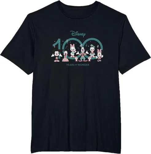 Miniatura 34 de Disney 100 Years of Wonder Mickey & Pals Muted Cute D100 Camiseta, Negro