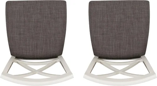 Miniatura 8 de Powell Muebles Jane Side, Silla de comedor blanca antigua