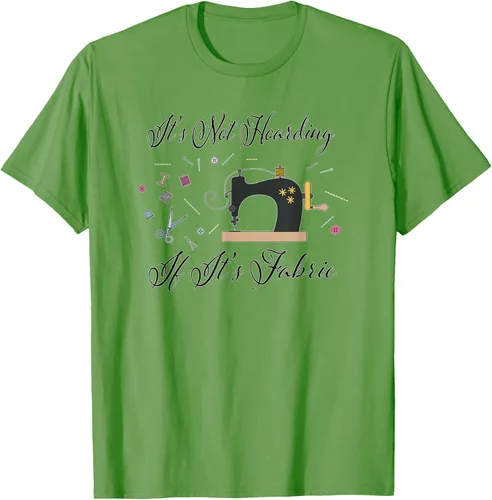 Miniatura 23 de It's Not Hoarding If Its - Camiseta de costura para acolchado, Blanco, S