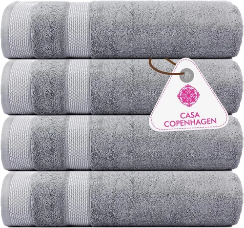 Miniatura 39 de CASA COPENHAGEN Prime Bar - Paquete de 12 toallas de 15 x 19 pulgadas, 100% algodón, altamente absorbentes y duraderas, toallas de cocina multiusos