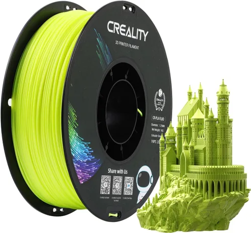 Miniatura 59 de Creality Filamento de madera PLA de 4.4 lbs, filamento de impresora 3D de 0.069 in, textura seda suave, dureza, filamento de impresión de carrete