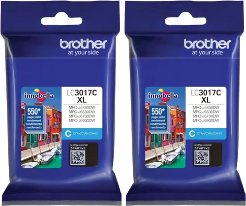 Miniatura 8 de Brother Printer LC30173PK Paquete de 3 cartuchos de tinta de alto rendimiento XL - 1 unidad: tinta cian/magenta/amarillo