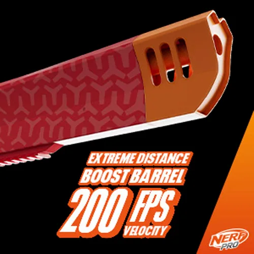Miniatura 8 de Pistola Nerf Pro Gelfire Ghost de acción de proyectiles, cañón de impulso extraíble, 5000 rondas de gel, tolva integrada de 100 rondas, gafas