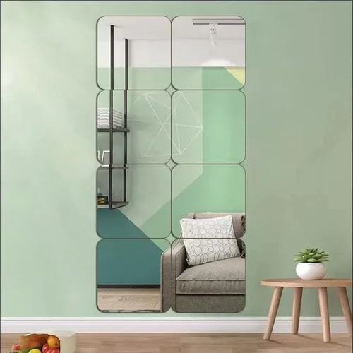Miniatura 8 de JEOYOO Espejo de Pared de Cuerpo Entero, Espejos para Puerta, Espejo Acrílico Económico, Espejos de Gimnasio Irrompibles para Gimnasio en Casa