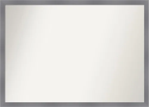 Miniatura 294 de Amanti Art Espejo personalizado, espejo de baño gris plomo a rayas, espejo de pared o espejo de tocador de baño sobre el fregadero