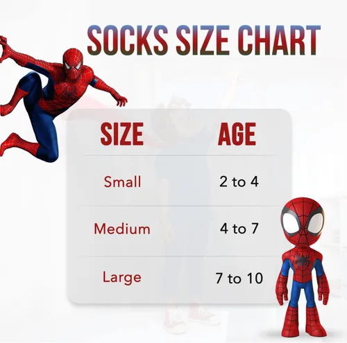Miniatura 6 de Marvel Calcetines Spiderman para niños, paquete de 10 calcetines decorativos de Spiderman para niños, calcetines increíbles de leyendas para niños